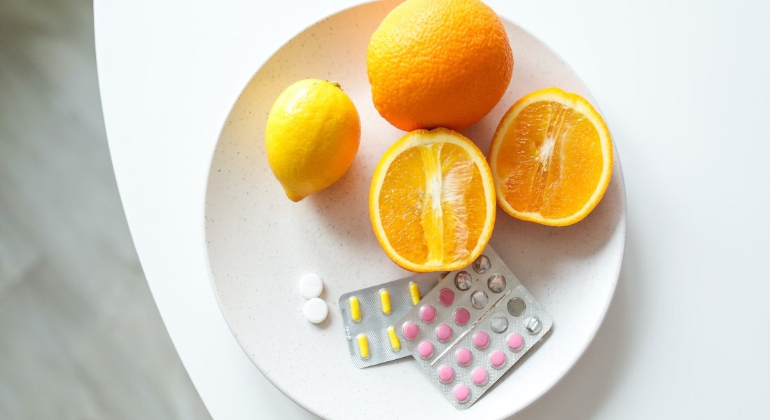 Pomaranč a tabletky