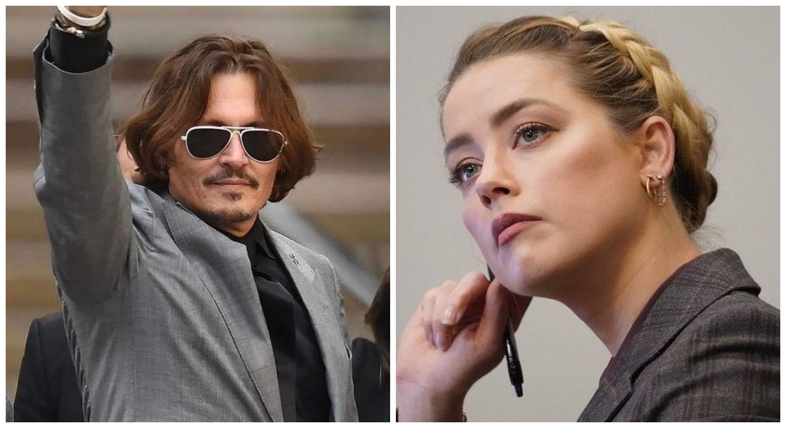 Johnny Depp a Amber Heard na súde
