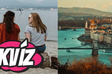 Dve dievčatá sa rozprávajú pri Maďarsku