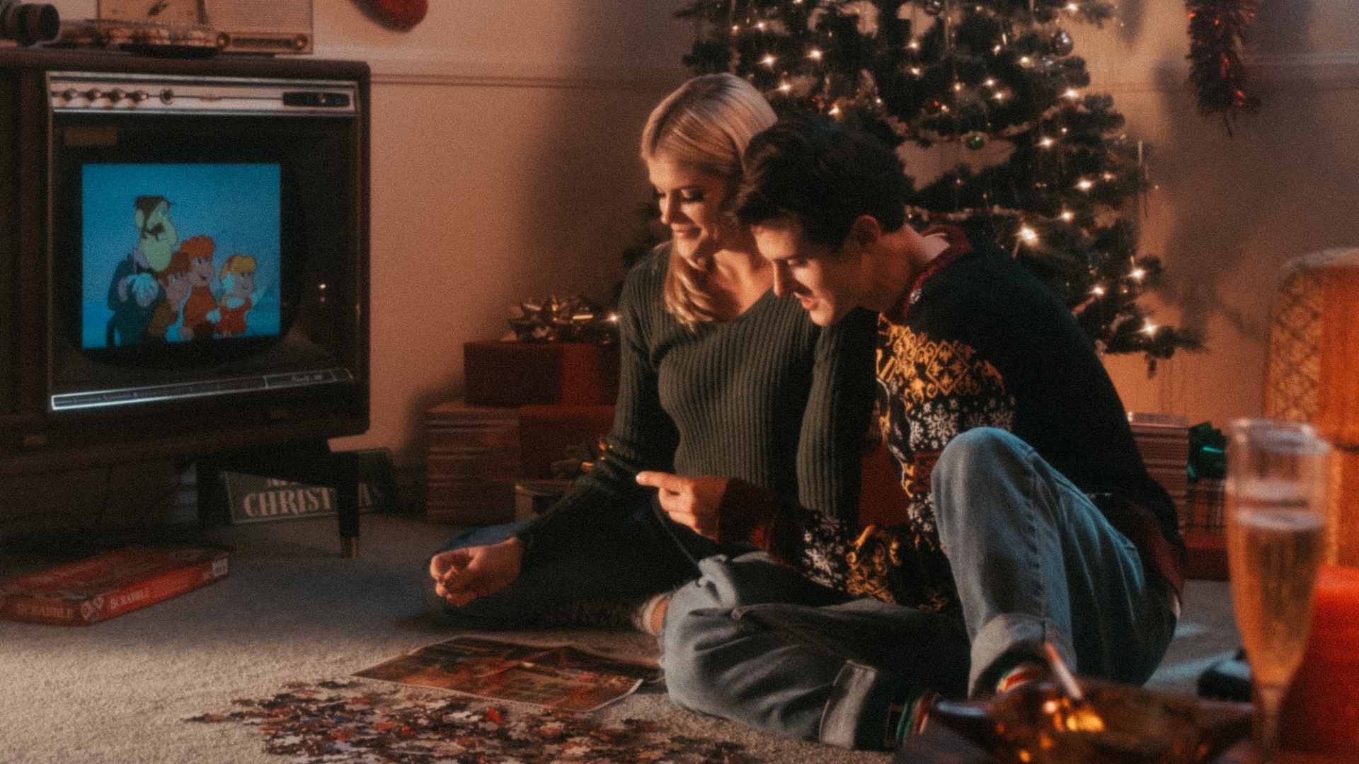 Pár na Vianoce pozerá na materiálne darčeky