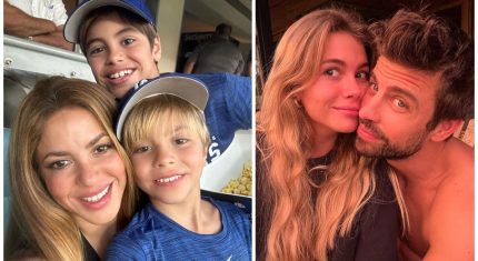 Shakira s deťmi a Gerard Piqué s partnerkou