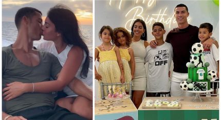 Cristiano Ronaldo s rodinou