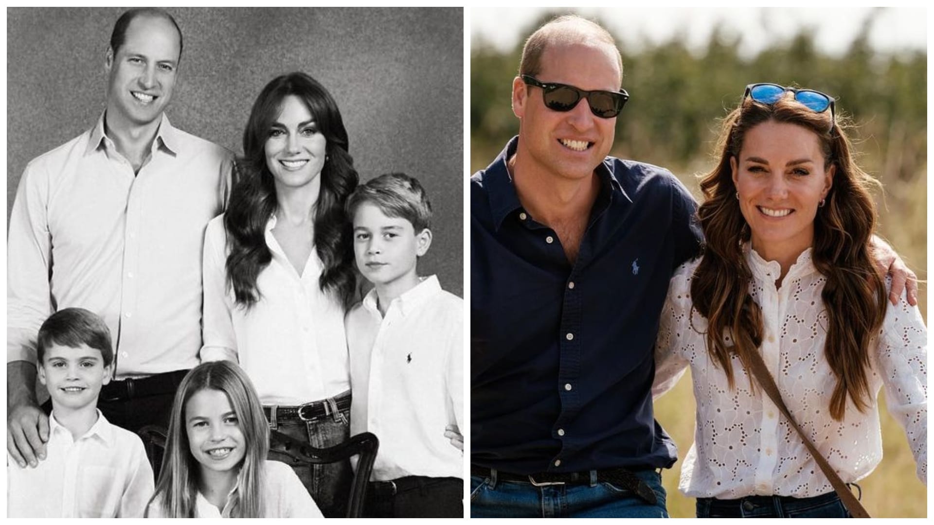 Princ William a Kate Middleton s rodinou
