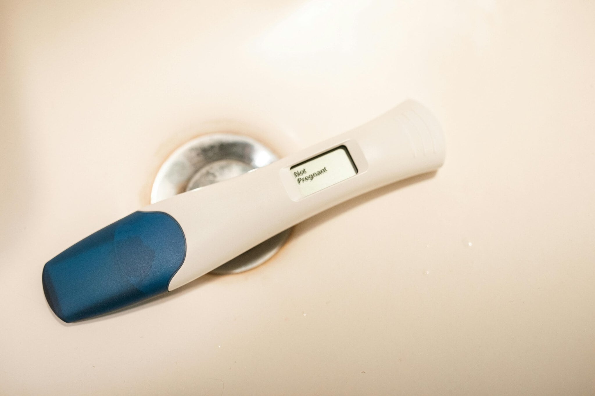 negatívny tehotenský test