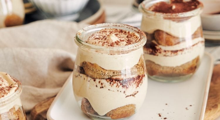 Recept na odľahčené tiramisu v pohárikoch